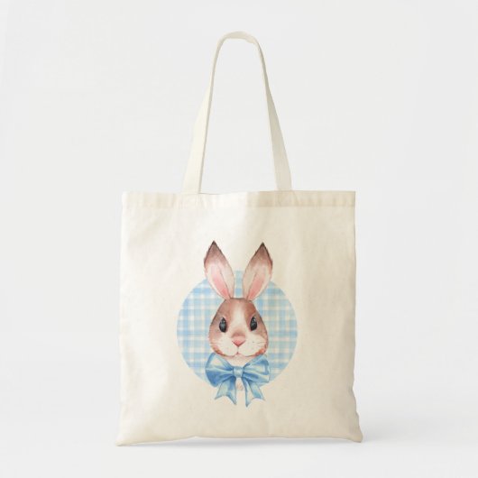 Tote Bag Bunny. Arc bleu (Devant)