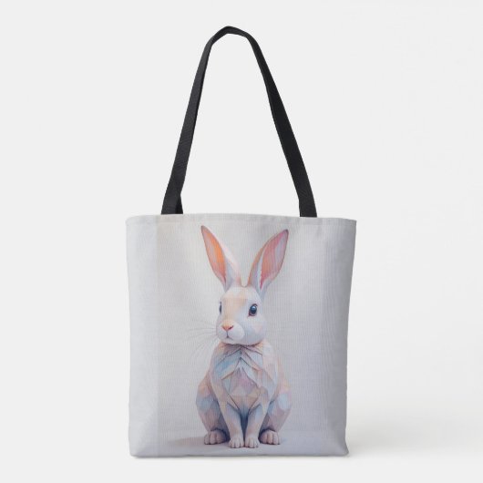 Tote Bag Bunny Basse-Poly Pastel (Dos)