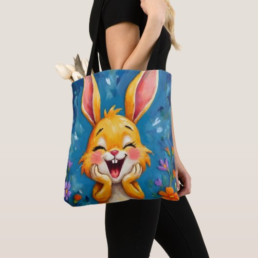 Tote Bag Bunny Bliss (De près)