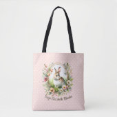 Tote Bag Bunny de printemps (Devant)