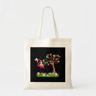 Tote Bag Bunny Flamingo Easter Cute Flamingo Lovers
