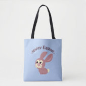 Tote Bag Bunny rose pâle (Devant)