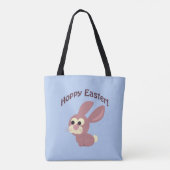 Tote Bag Bunny rose pâle (Dos)