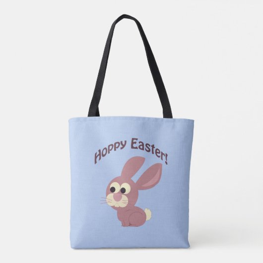 Tote Bag Bunny rose pâle (Dos)