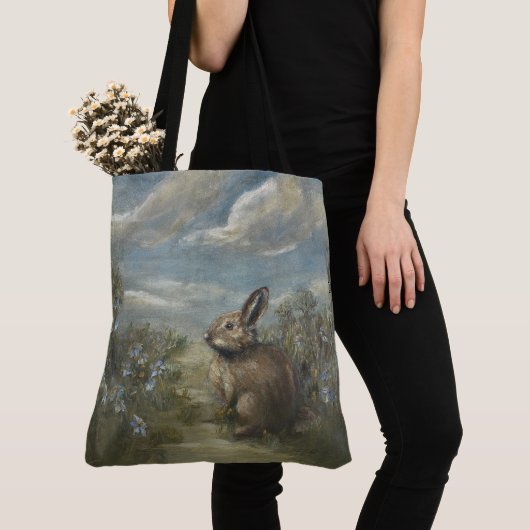 Tote Bag Bunny Spring Op1 (De près)