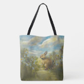 Tote Bag Bunny Spring op2 (Dos)