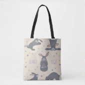 Tote Bag Bunny Yoga (Devant)