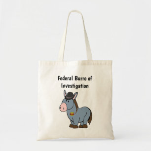 Tote Bag Bureau fédéral d'enquête du FBI Dessin d'âne