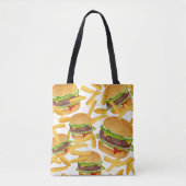 Tote Bag Burgers & Frites (Devant)