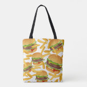Tote Bag Burgers & Frites (Dos)