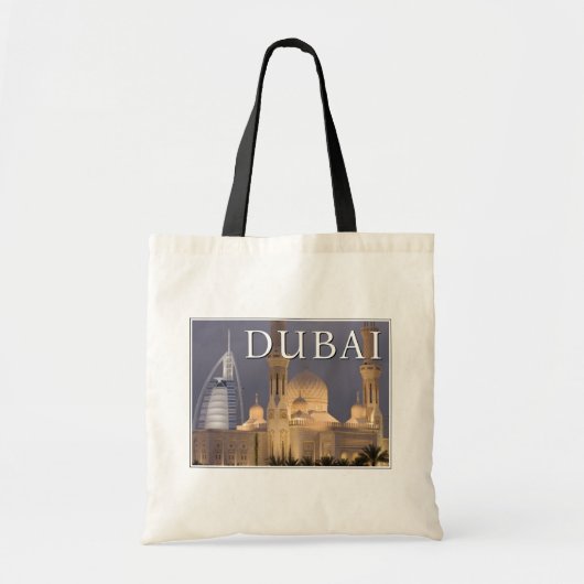 Tote Bag Burj al Arab | Mosquée en soirée Dubaï (Devant)