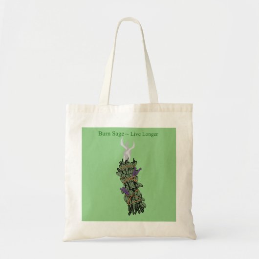 Tote Bag Burning Sage Thunder_Cove (Devant)