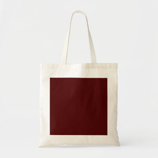 Tote Bag Burnt Maroon (Devant)