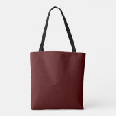 Tote Bag Burnt Maroon (Dos)