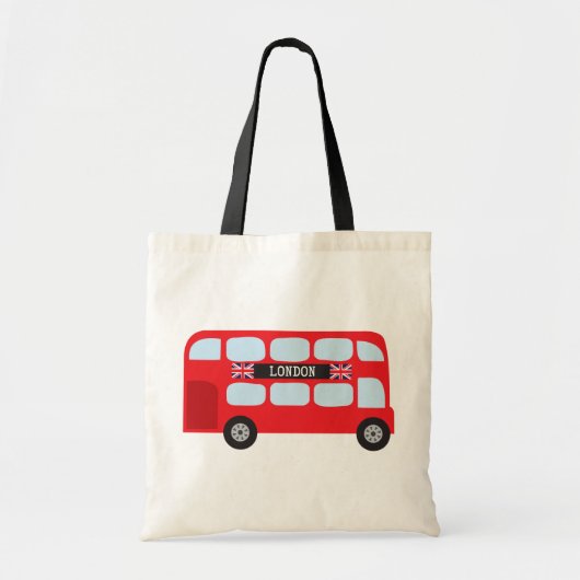 Tote Bag Bus à deux étages de Londres (Devant)