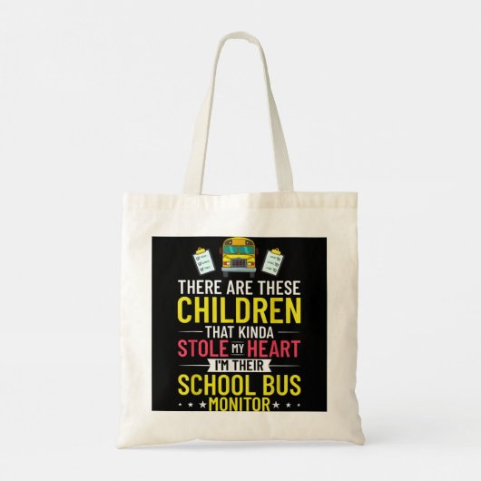 Tote Bag Bus Monitor School Bus Attendant Assistant Appreci (Dos)