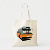 Tote Bag Bus orange (Devant)
