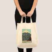 Tote Bag Bush Plane & Fishing - Cordova, Alaska (Devant (produit))