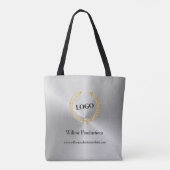 Tote Bag Business Logo Entreprise Silver (Dos)