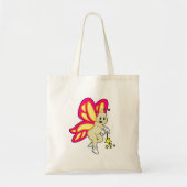 Tote Bag Butterfly as Wizard with Magic Mur (Devant)
