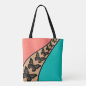Tote Bag Butterfly Flow Abstract Tank Top  (Dos)