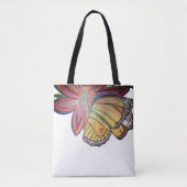 Tote Bag Butterfly monarch colorful two sided (Devant)