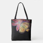 Tote Bag Butterfly monarch colorful two sided (Dos)