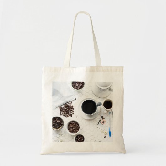 Tote Bag buzz café plein café (Devant)