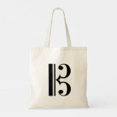 Tote Bag C-Clef Alto Clef Tenor Clef Music Viola (Dos)