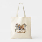 Tote Bag C’est une bonne journée pour lire un livre (Dos)