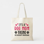 Tote Bag C’est une maman de chien (Dos)