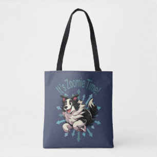 Tote Bag C’est Zoomie Time Border Collie