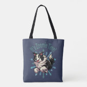 Tote Bag C’est Zoomie Time Border Collie (Dos)