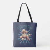 Tote Bag C’est Zoomie Time Poodle (Dos)