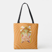 Tote Bag Ça devient mieux | Personnalisation de Good Vibes  (Dos)