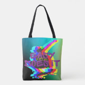 Tote Bag Ça se fait facilement Graphique de planche à roule (Dos)
