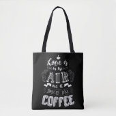 Tote Bag Ça sent le café (Devant)