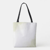 Tote Bag cabernet vert rose fleuri (Dos)