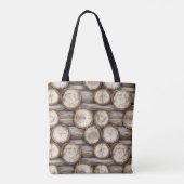 Tote Bag Cabine de bois Noël (Dos)
