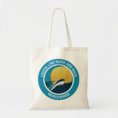 Tote Bag Cabine de croisière ronde personnalisée (Devant)