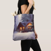 Tote Bag Cabine Mystique Rustique De Journal Parmi Les Ever (De près)