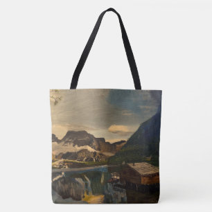Tote Bag Cabine sur Mountain Lake, par Gary Poling