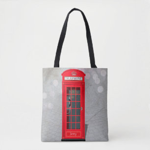 Tote Bag Cabine téléphonique rouge classique de Londres ave