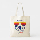 Tote Bag Cabo Crew Vacances Famille Lune de miel Groupe Fil (Dos)