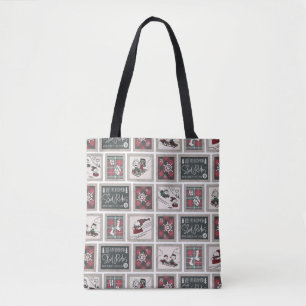 Tote Bag cacahuètes   Ancien Motif de traîneau