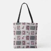 Tote Bag cacahuètes | Ancien Motif de traîneau (Dos)