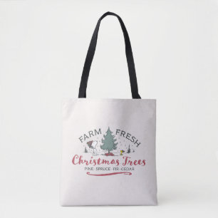 Tote Bag cacahuètes   Arbres de Noël frais de ferme