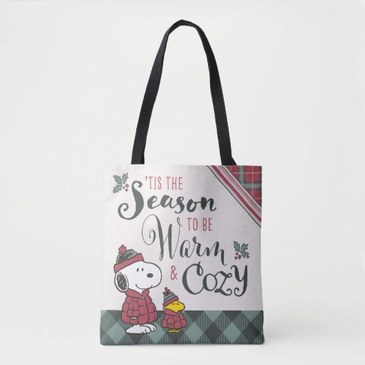 Tote Bag cacahuètes | C'Est La Saison D'Être Cosy (Devant)