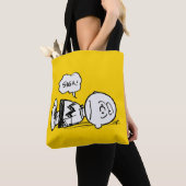 Tote Bag cacahuètes | Charlie Brown est en panne (De près)