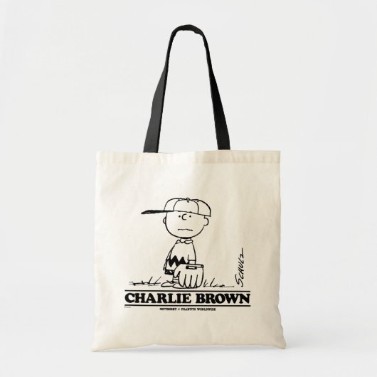 Tote Bag cacahuètes | Charlie Brown Jouer à la balle (Devant)